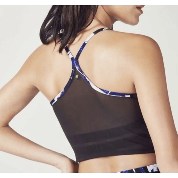 Fabletics Marcela Mesh Midi Sport Bra Women’s Size XS Removable Cups NEW - Picture 9 of 10